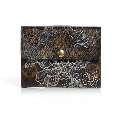 Louis Vuitton Monogram Dentelle Ludlow Wallet Silver 1 of 7