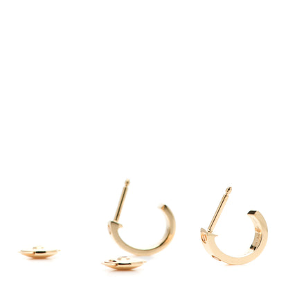 Cartier 18K Yellow Gold Small LOVE Hoop Earrings 3 of 6