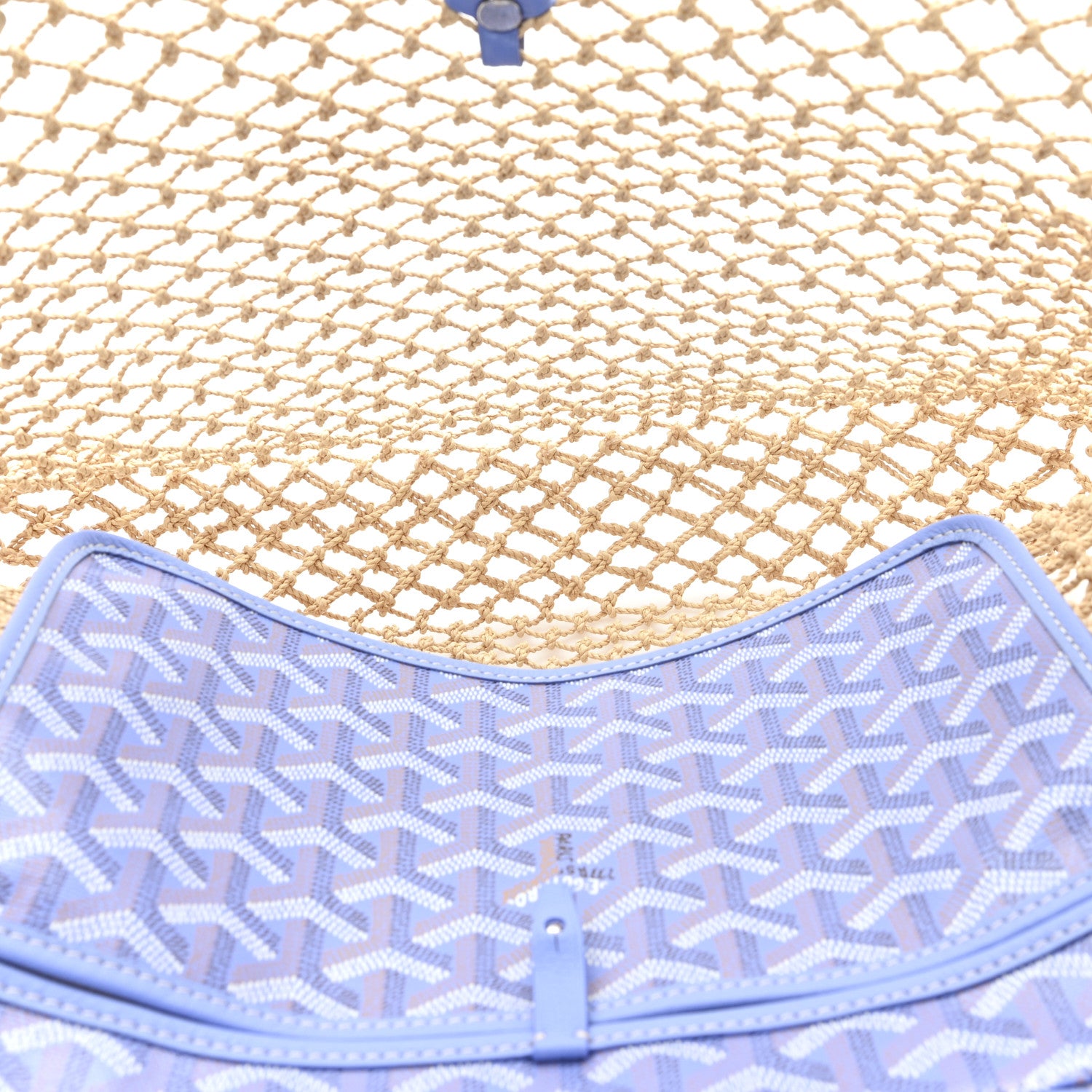 Goyard Goyardine Net Aligre Tote Light Blue 5 of 9