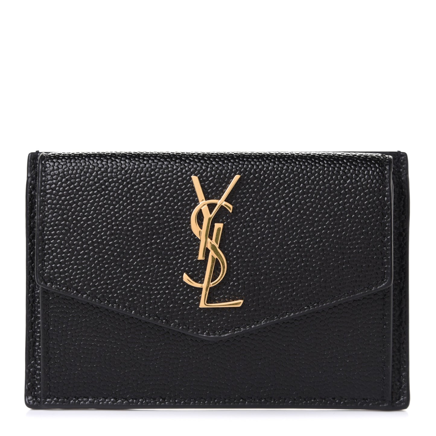 Grain De Poudre Uptown Monogram Card Case Black