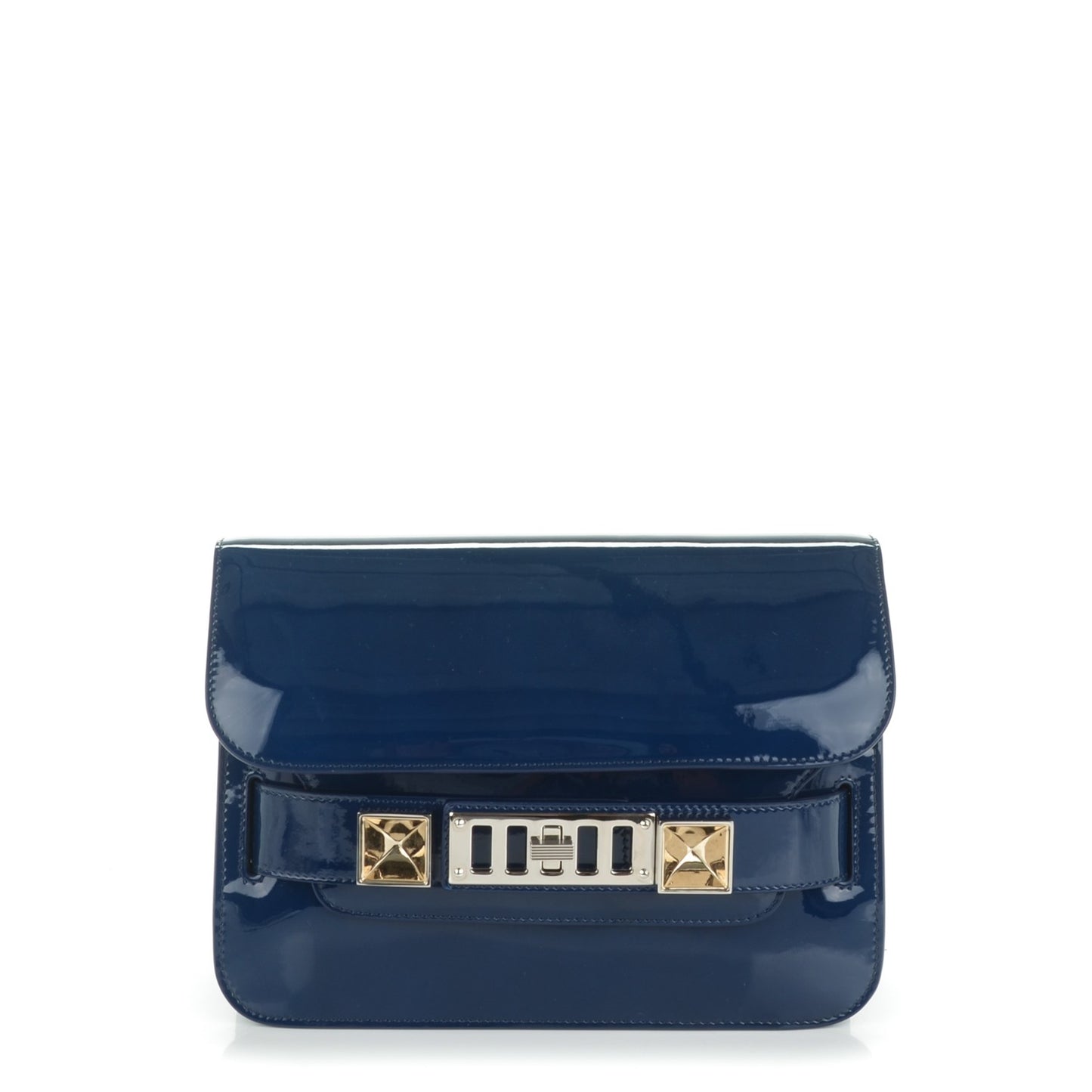 Patent Mini PS11 Classic Shoulder Bag Cadet Blue