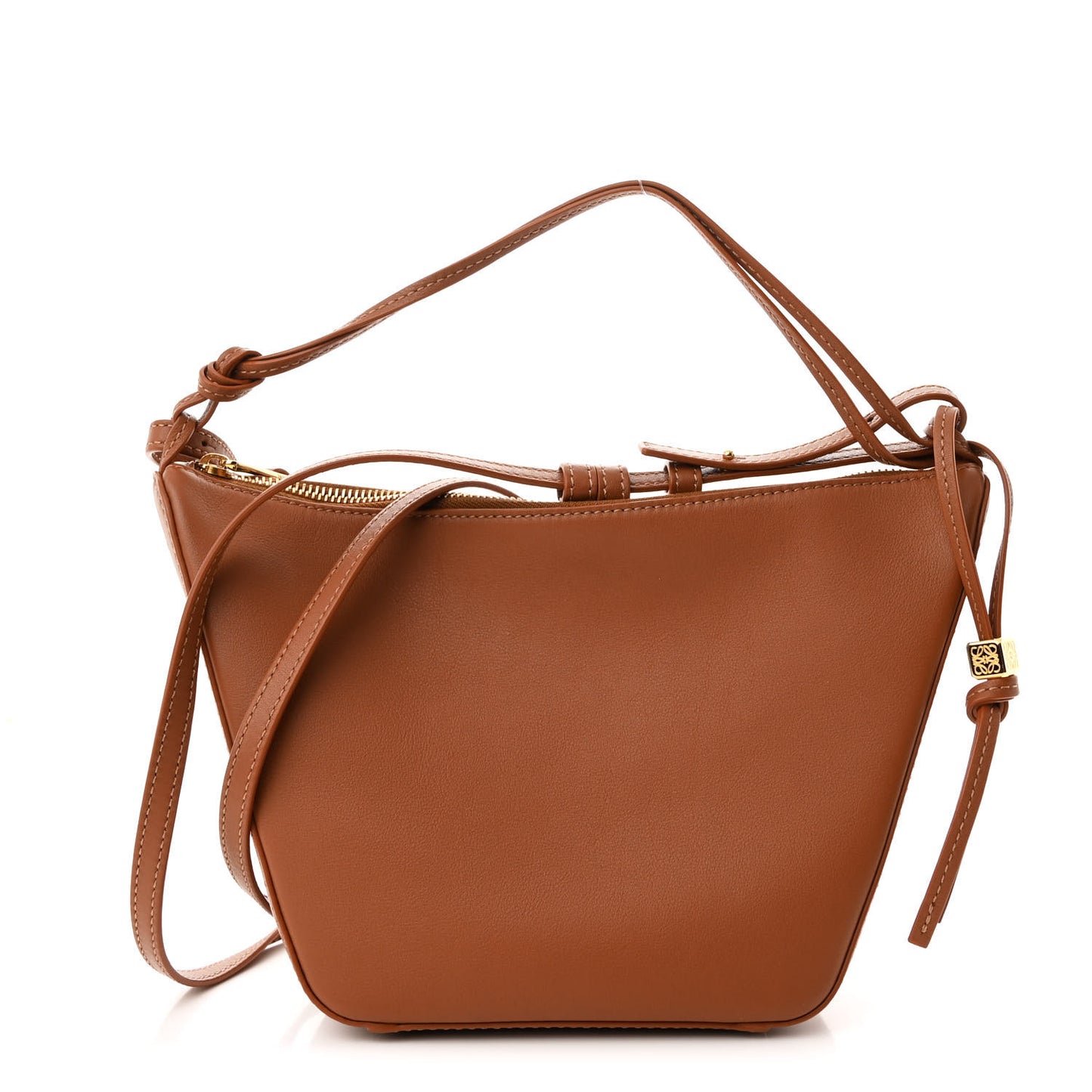 Calfskin Mini Hammock Hobo Tan