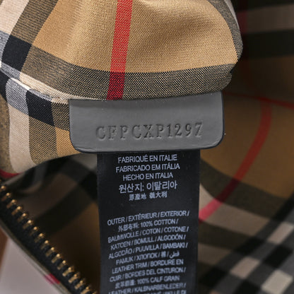 Burberry Vintage Rainbow Check Zip Pouch Antique Yellow 6 of 12