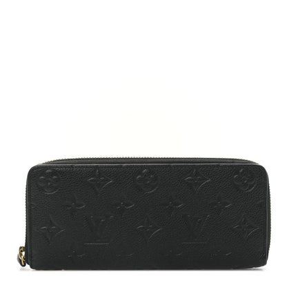 Louis Vuitton Empreinte Clemence Wallet Black 1 of 8