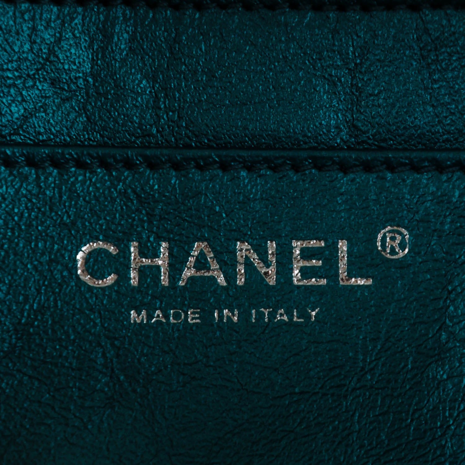 Chanel Metallic Calfskin Quilted Snake Chain 2.55 Reissue Flap Turquoise 6 of 7