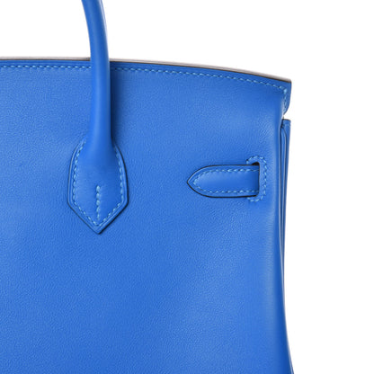 Hermes Swift Birkin 25 Bleu Hydra 11 of 37