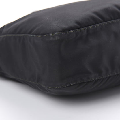 Prada Nylon Vela Flat Messenger Bag Black 9 of 10