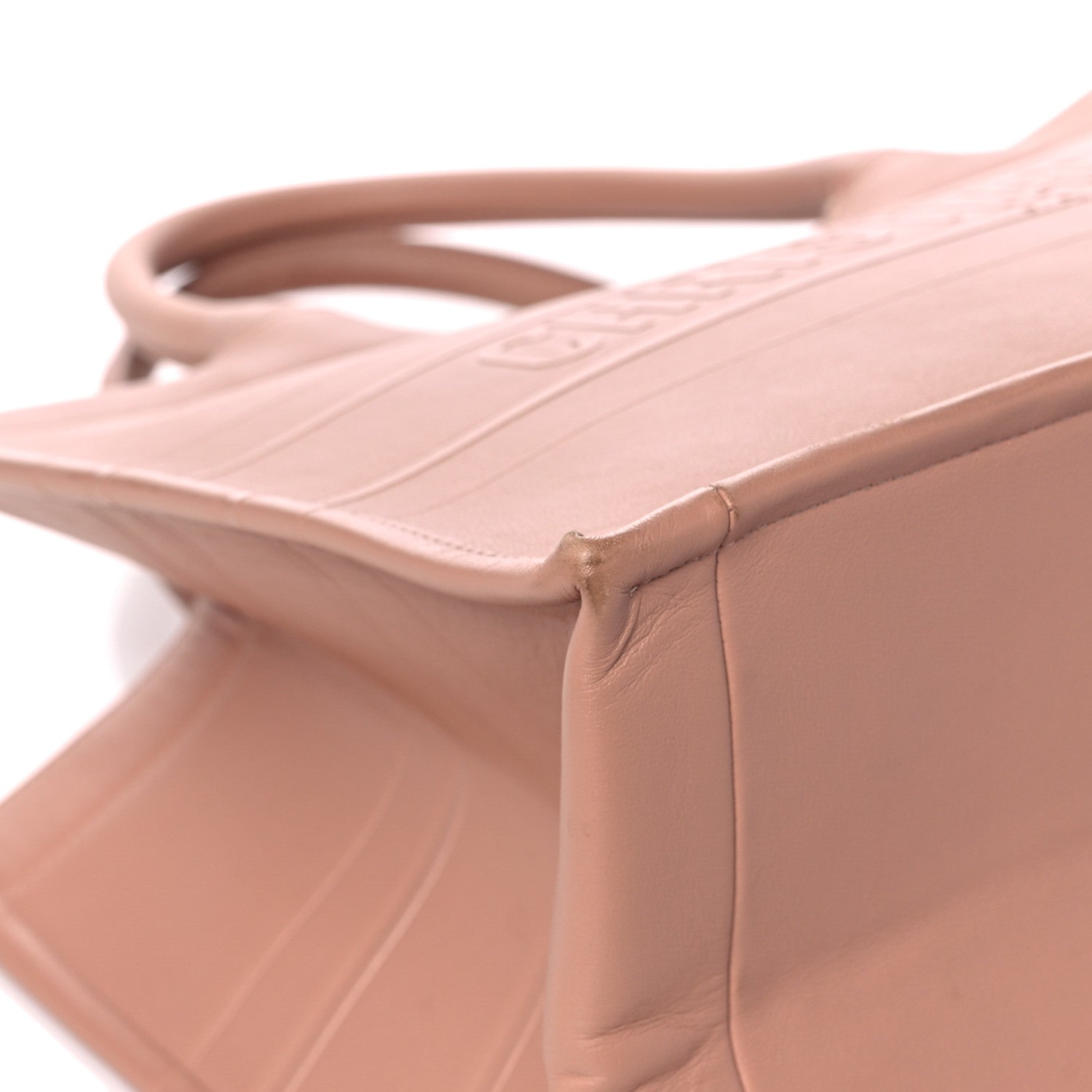 Christian Dior Calfskin Embossed Medium Book Tote Rose de Vents 9 of 16