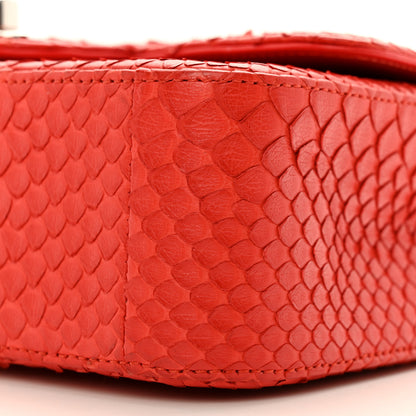 Chanel Snakeskin Mini Rectangular Flap Red 10 of 10
