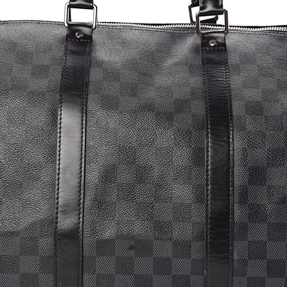 Louis Vuitton Damier Graphite Keepall Bandouliere 55 13 of 22