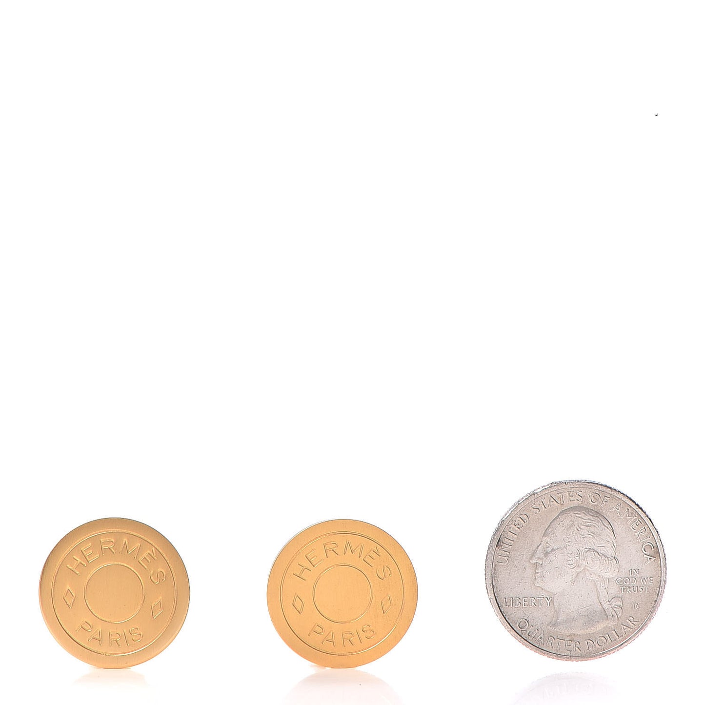 Clou De Selle Clip On Earrings Gold