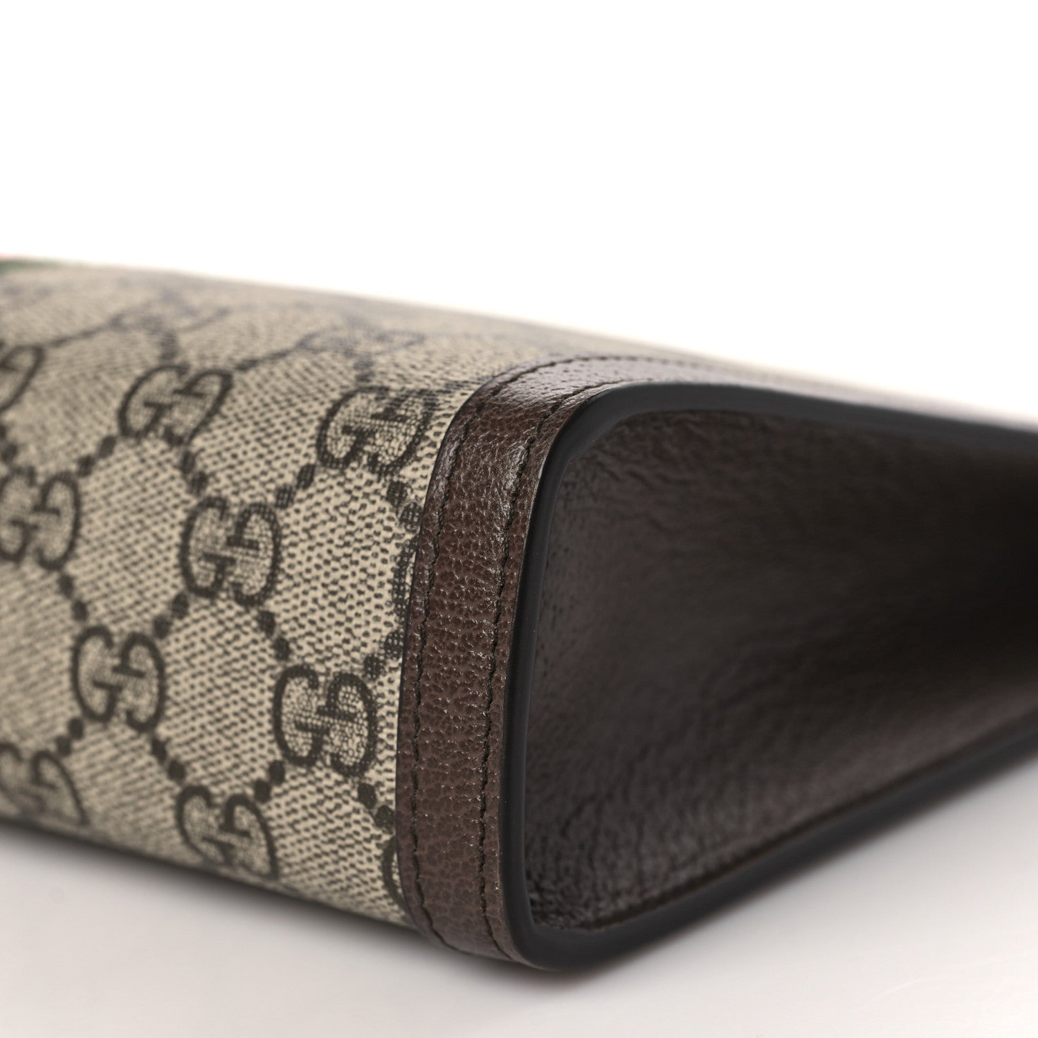Gucci GG Supreme Monogram Web Ophidia Pouch Brown 9 of 9