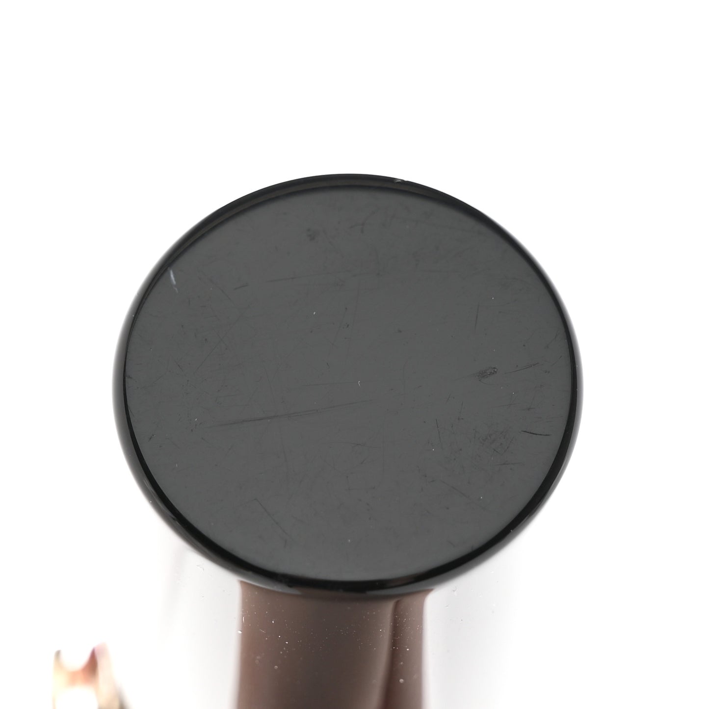 Lucite Lipstick Case On Chain Black Pink