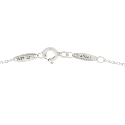 Tiffany Sterling Silver Aquamarine Elsa Peretti Color by the Yard Pendant Necklace 4 of 6