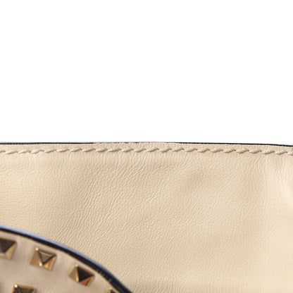 Valentino Garavani Vitello Large Rockstud All Over Flip-Lock Messenger Bag Light Ivory 7 of 12