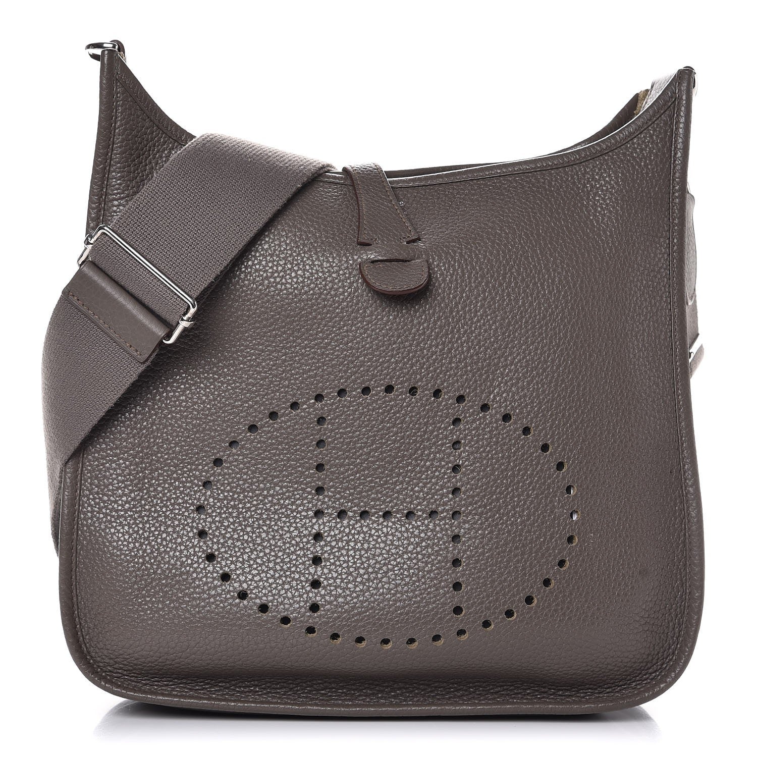 Hermes Taurillon Clemence Evelyne III PM Etain 1 of 12