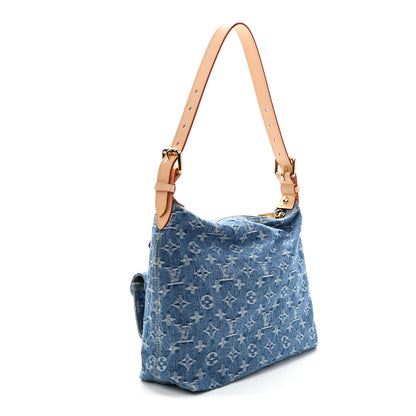 Louis Vuitton Monogram Denim Baggy PM  Blue 3 of 9