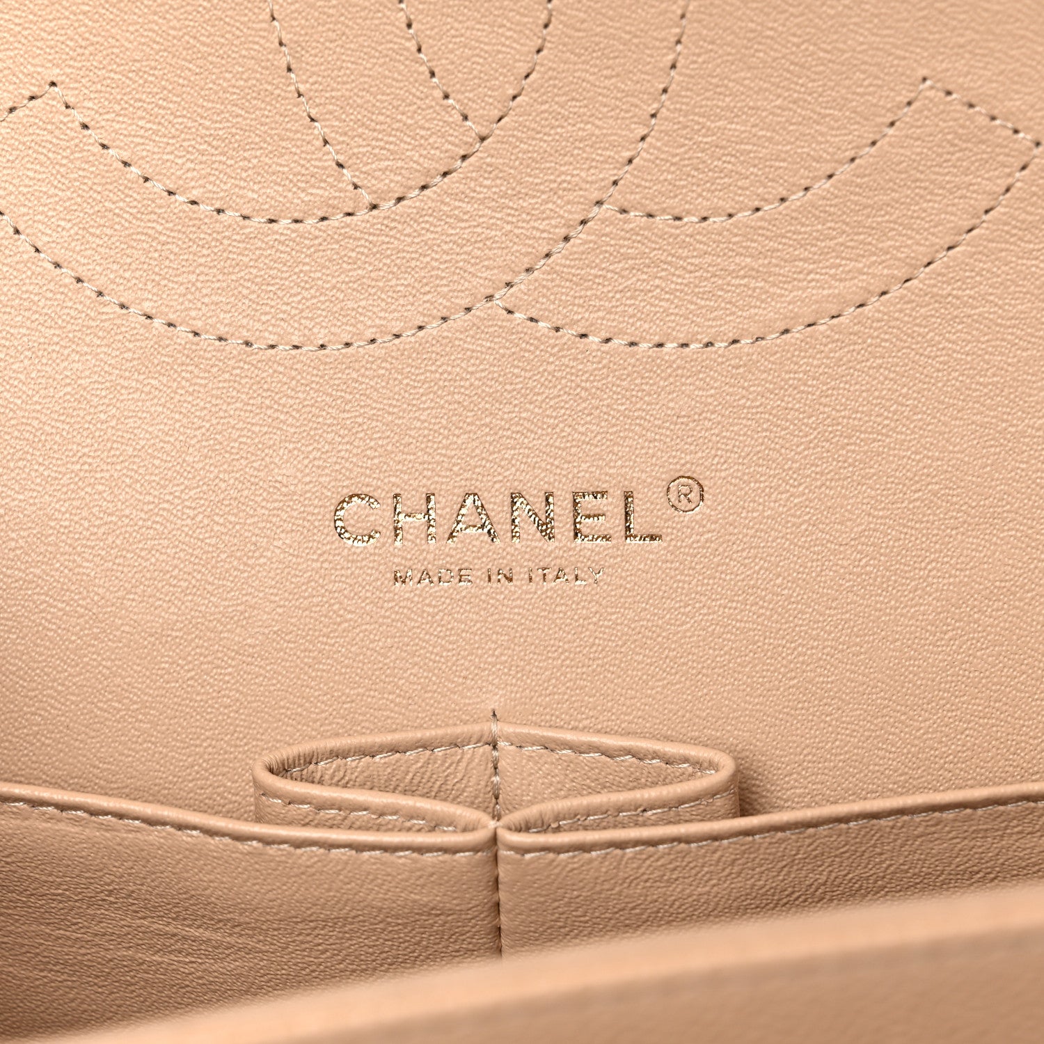 Chanel Caviar Quilted Jumbo Double Flap Beige Clair 6 of 10
