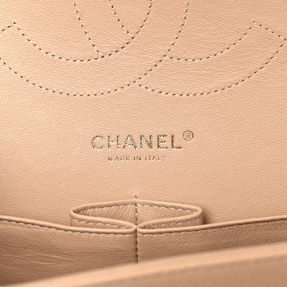 Chanel Caviar Quilted Jumbo Double Flap Beige Clair 6 of 10