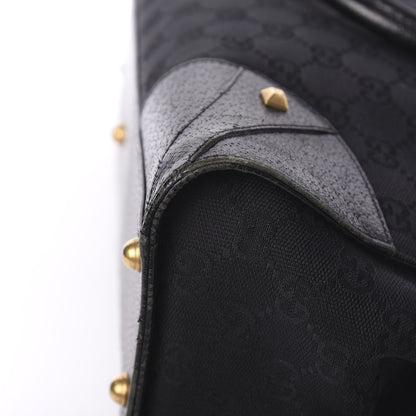 Gucci Monogram Medium Tote Black 13 of 14