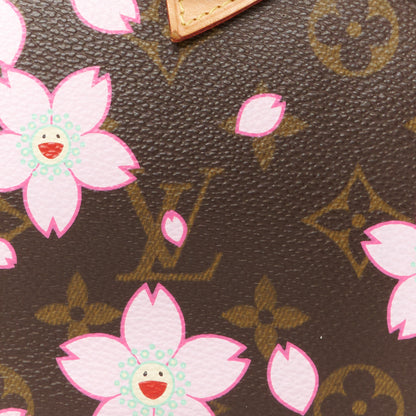 Louis Vuitton Monogram Cherry Blossom Pochette Accessories Brown 8 of 10
