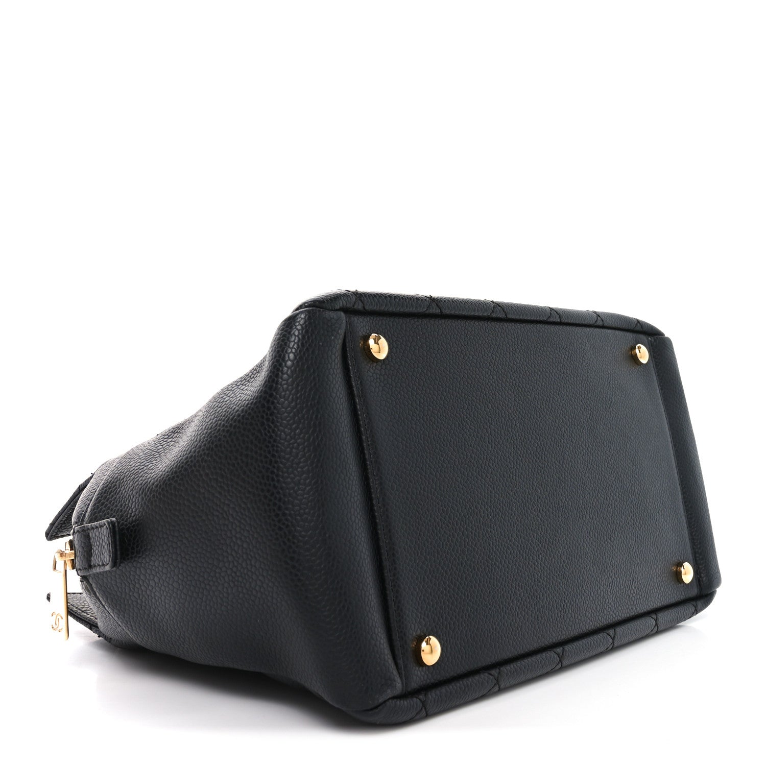 Chanel Caviar Quilted Petit Timeless Tote PTT Black 4 of 10