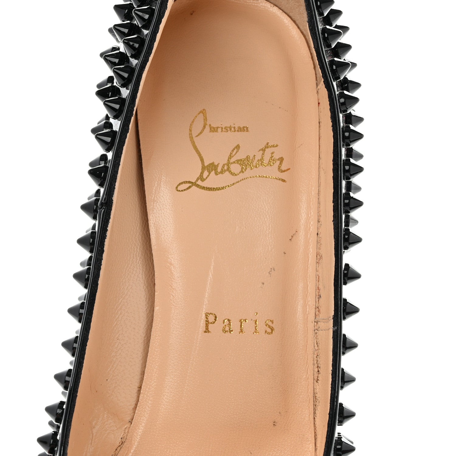 Christian Louboutin Patent Alti Spikes 160 Pumps 36.5 Black 7 of 8