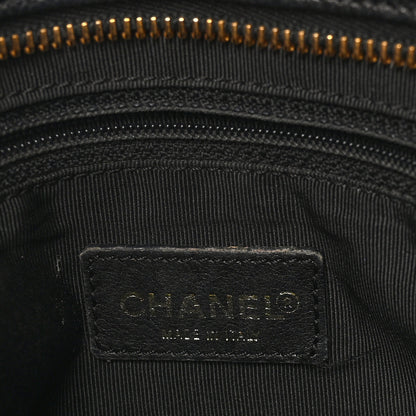 Chanel Caviar Diamond Embossed Shoulder Bag  Black 6 of 11