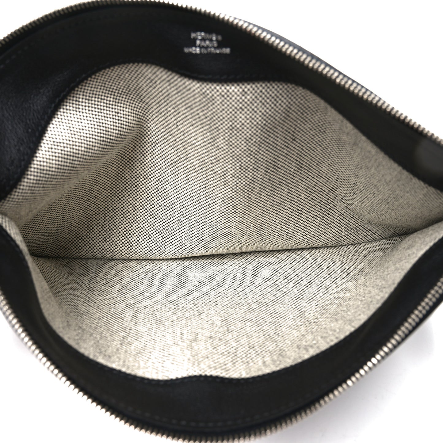Cashmere Sac Bazar Pouch PM Black Grey