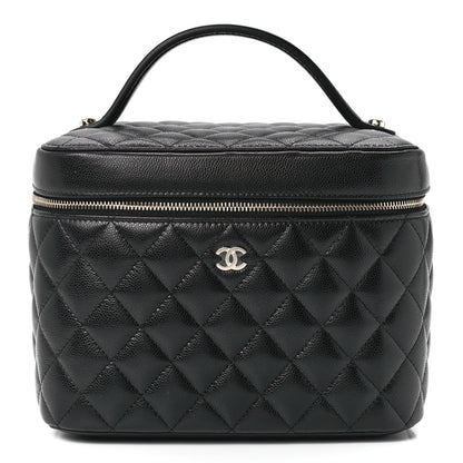 Chanel Caviar Quilted Large Vanity Pouch Black 1 of 13