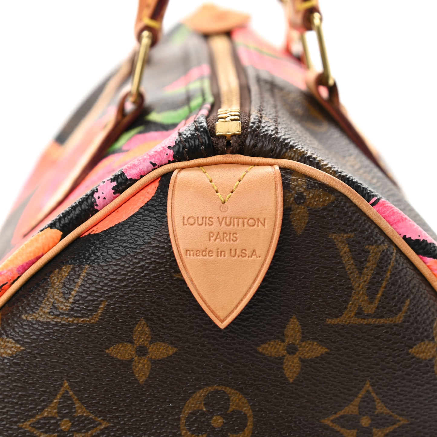 Monogram Roses Speedy 30