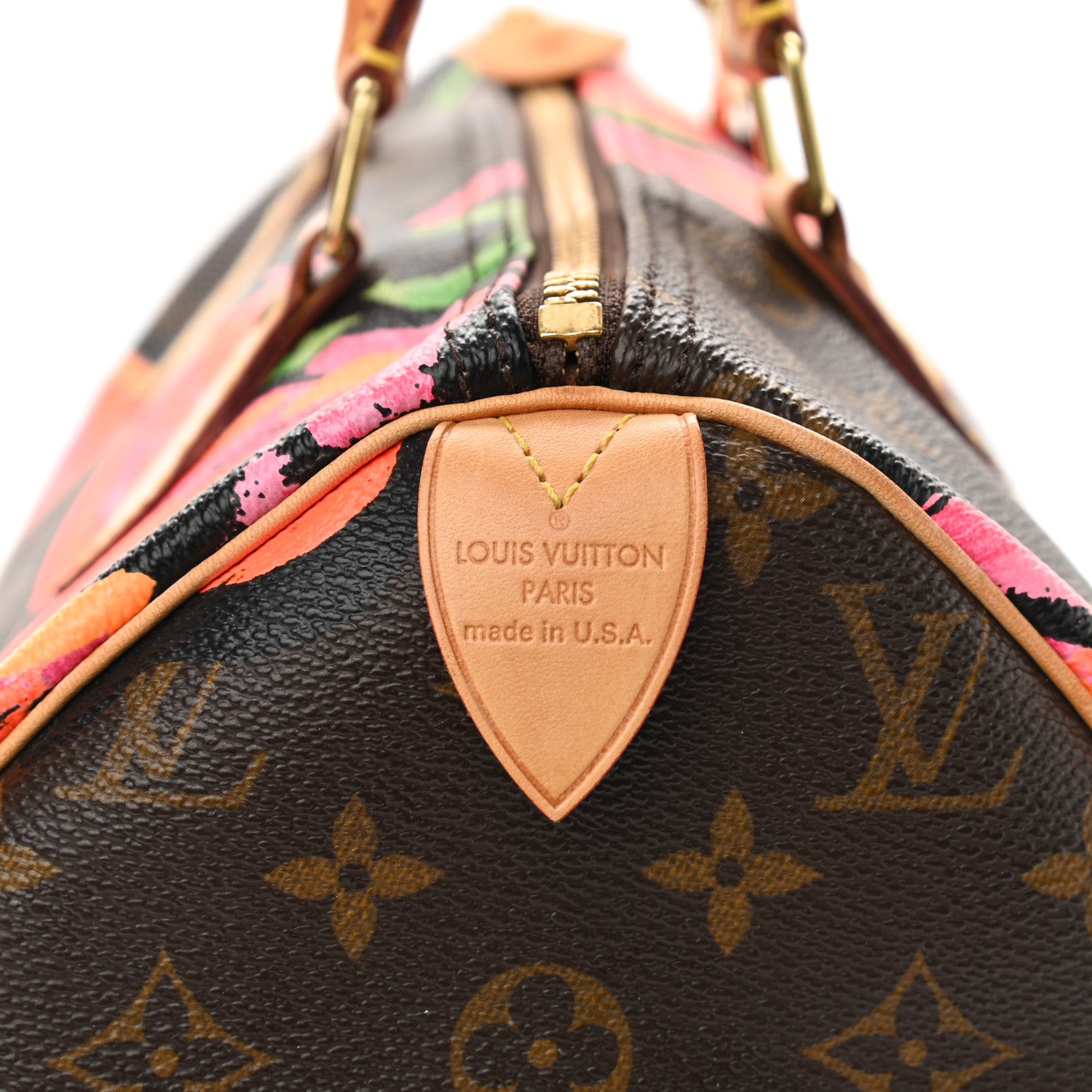 Louis Vuitton Monogram Roses Speedy 30 7 of 9