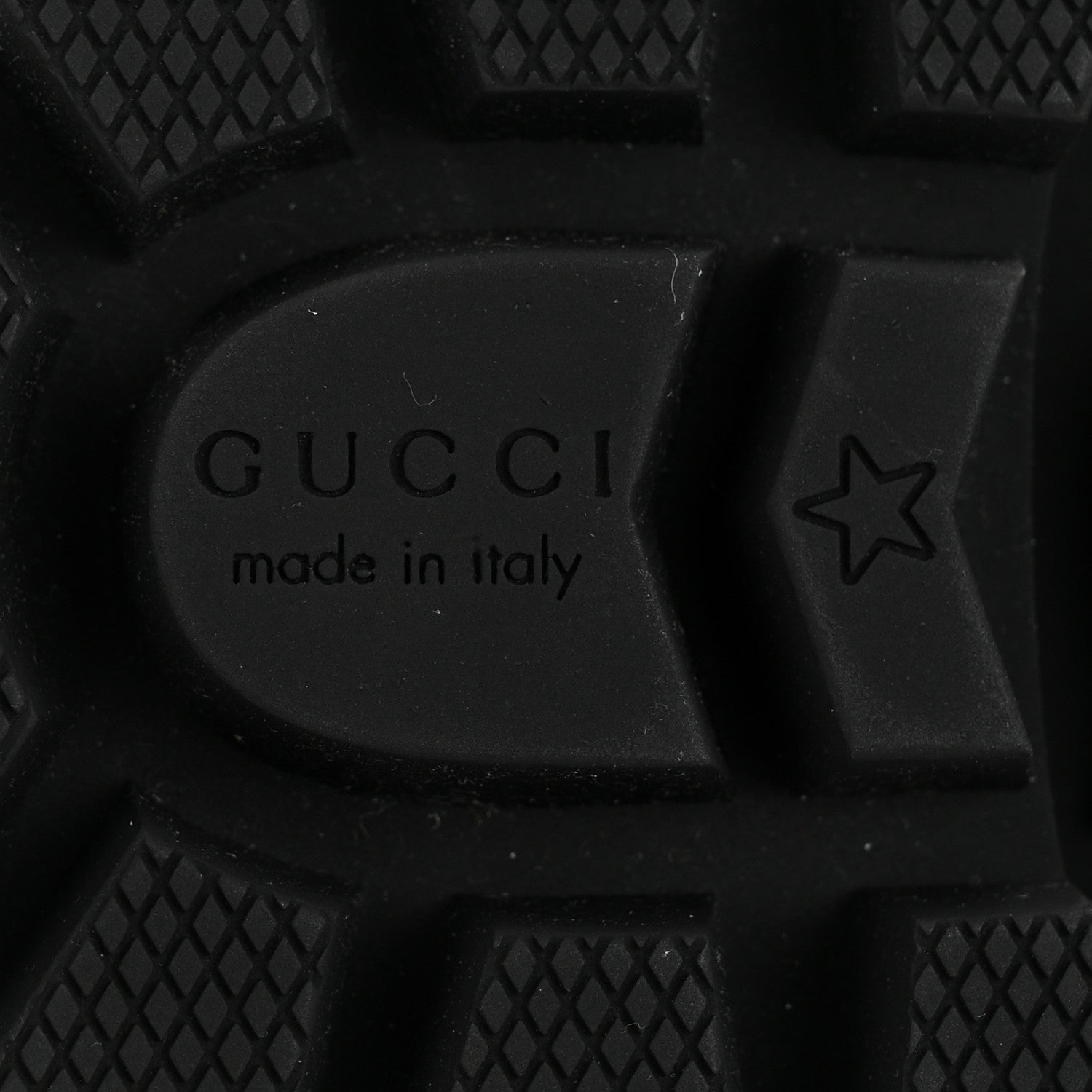 Gucci Calfskin Sylvie Web Lace Up Combat Boots 36.5 Black 8 of 9
