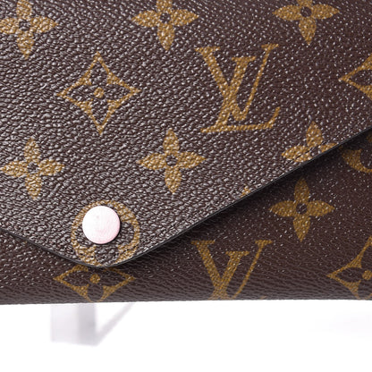 Louis Vuitton Monogram Josephine Wallet Rose Ballerine 10 of 13