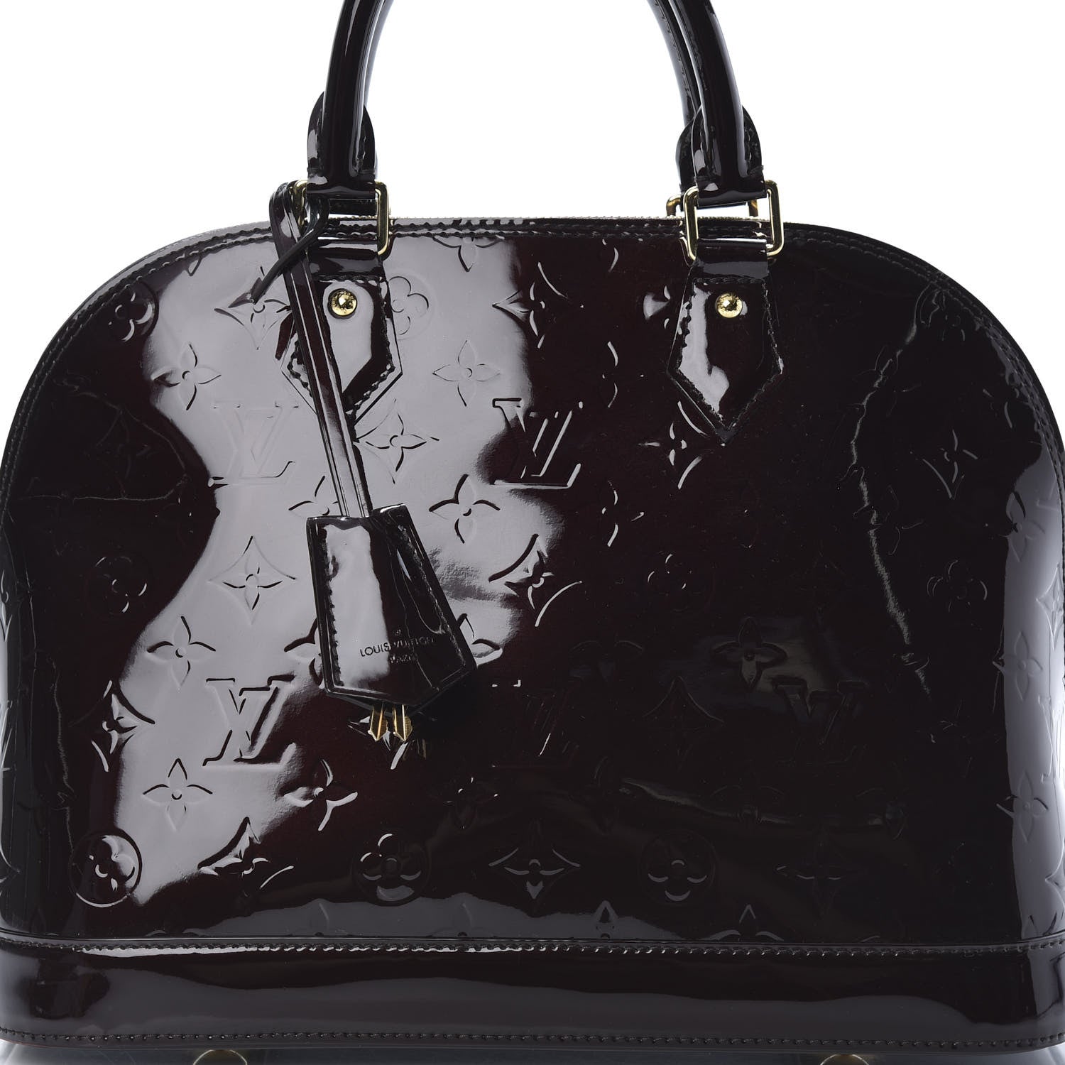 Louis Vuitton Vernis Alma PM Amarante 9 of 12