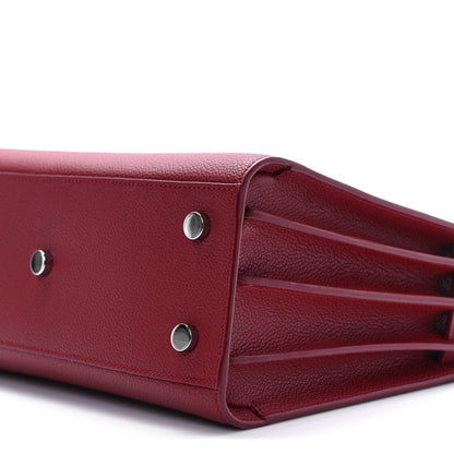 Saint Laurent Grained Calfskin Baby Sac De Jour Opyum Red 8 of 8