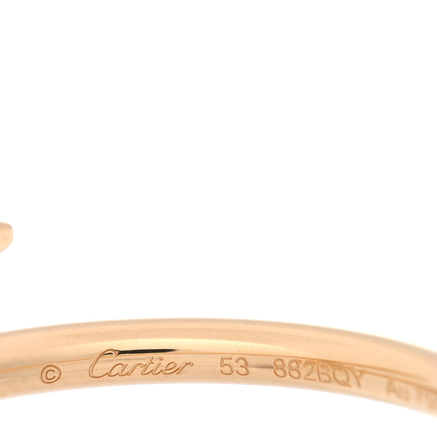 Cartier 18K Yellow Gold Small Juste Un Clou Ring 4 of 5