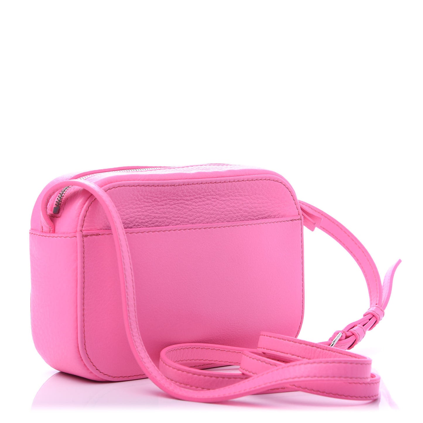 Calfskin Kittens Logo XS Everyday Camera Bag Acid Pink