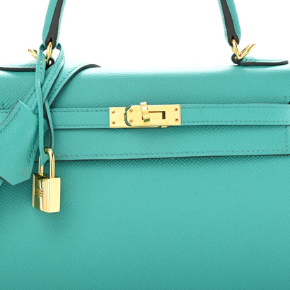 Hermes Epsom Kelly Sellier 25 Vert Verone 8 of 13