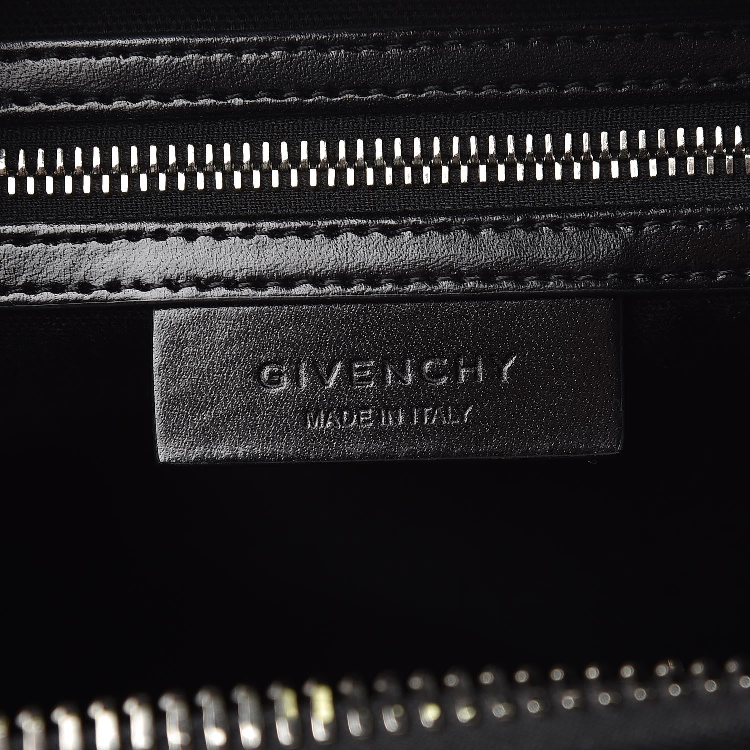 Givenchy Shiny Lord Calfskin Medium Antigona Black 6 of 16