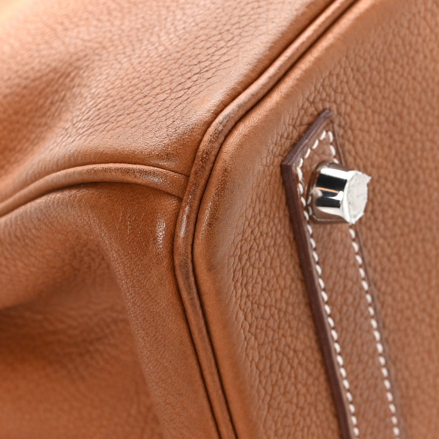 Natural Barenia Faubourg Birkin 30 Fauve