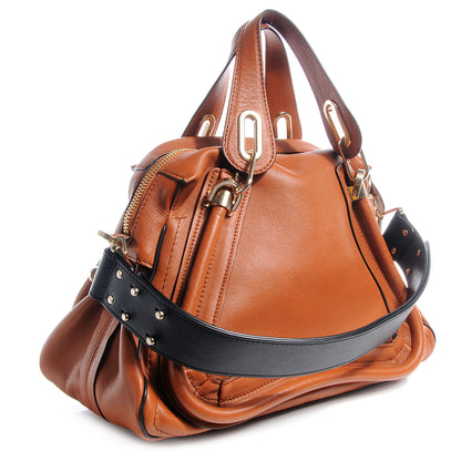 Chloe Leather Medium Military Paraty Armagnac 3 of 9