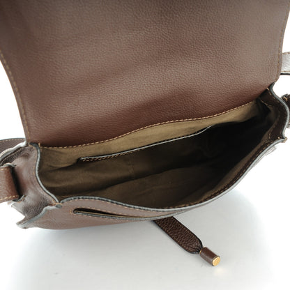 Chloe Calfskin Medium Marcie Round Crossbody Bag Coffee Shot 5 of 7