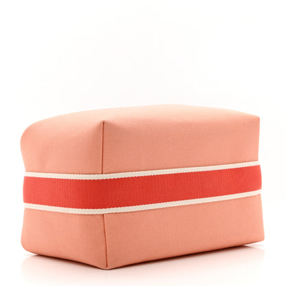 Hermes Canvas Small Bride-A-Brac Pouch Goyave 3 of 5
