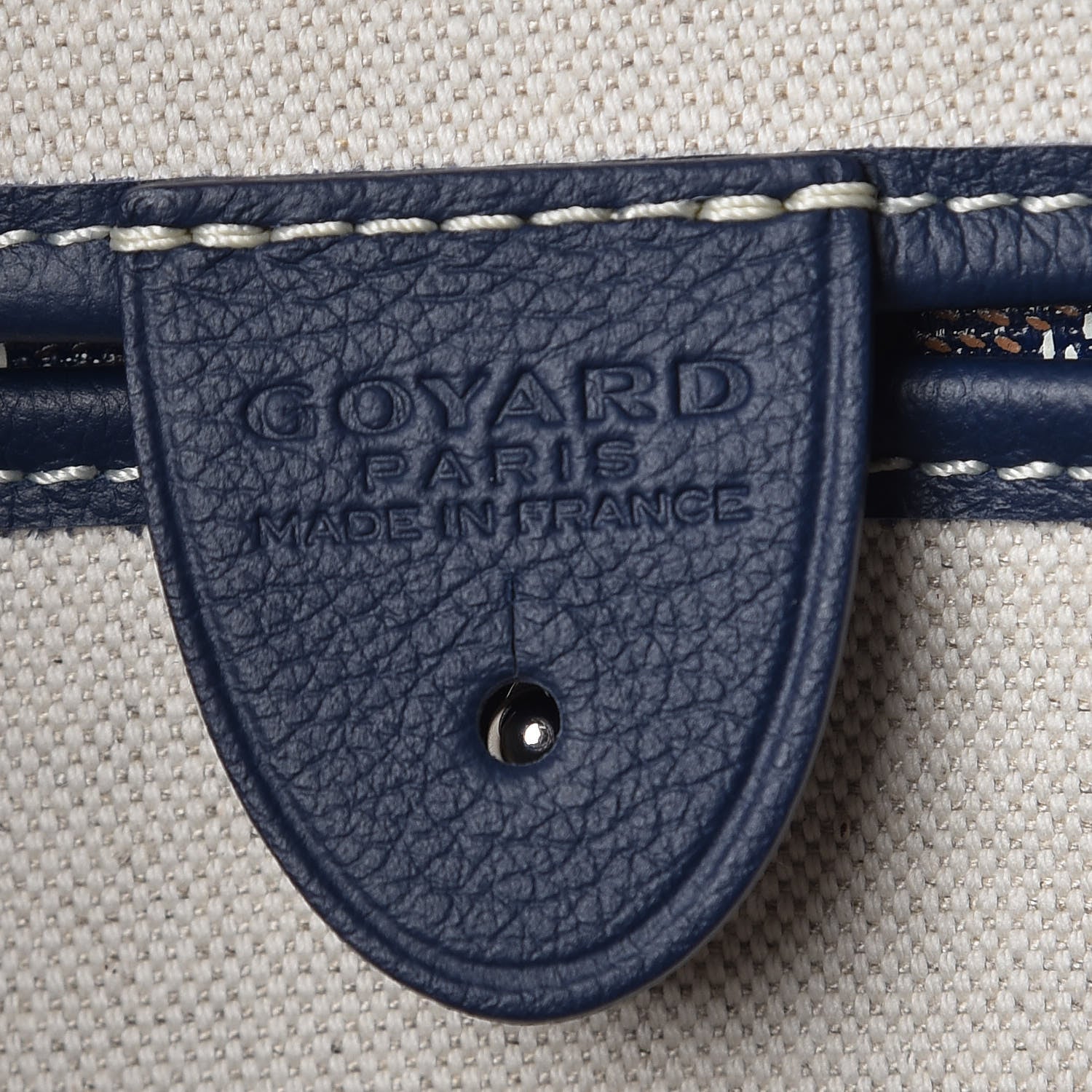Goyard Goyardine Artois PM Navy 8 of 9