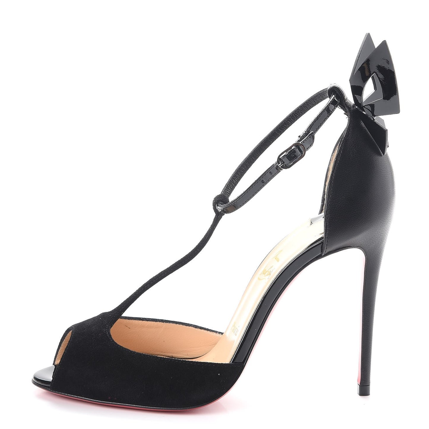 Suede Patent Shiny Nappa Aribak 100 Pumps 35.5 Version Black