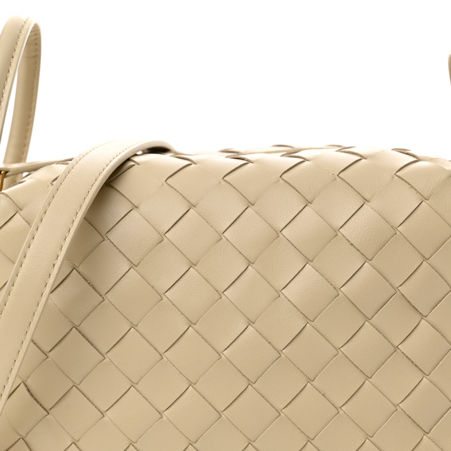 Bottega Veneta Calfskin Intrecciato Small Loop Top Handle Light Butterscotch 8 of 11