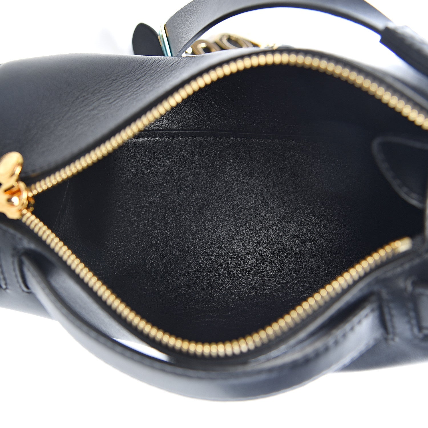 Burberry Calfskin Kingdom The Barrel Bag Black 5 of 10