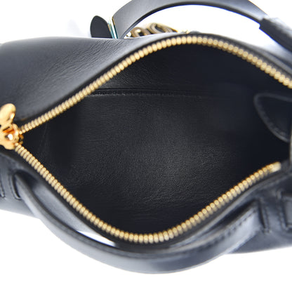 Burberry Calfskin Kingdom The Barrel Bag Black 5 of 10
