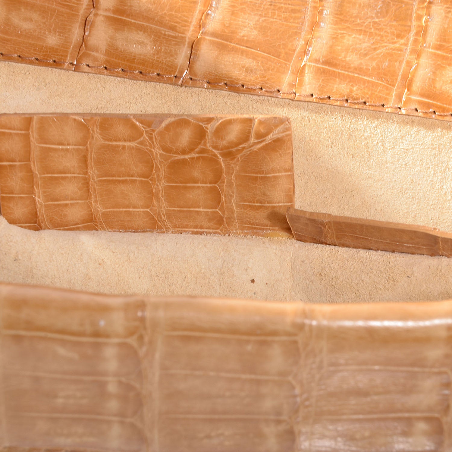Nancy Gonzalez Crocodile Clutch Beige 8 of 8
